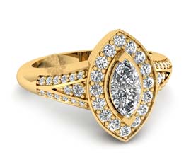 Vogue Crafts and Designs Pvt. Ltd. manufactures Fancy Diamond and Gold Ring at wholesale price.